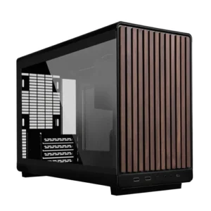 Lian Li A3-mATX Wood Black Mini Tower Tempered Glass Side Panel Pc Cabinet ( G99-A3X-WDG-IN )