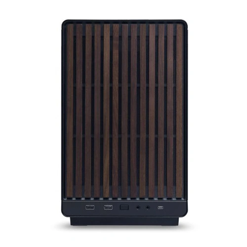 Lian Li A3-mATX Wood Black Mini Tower Tempered Glass Side Panel Pc Cabinet ( G99-A3X-WDG-IN ) - Image 2