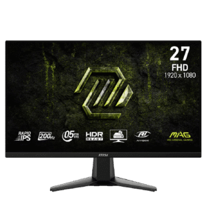 MSI MAG 275F E20 27-Inch Flat FHD Rapid IPS 200HZ 0.5ms (GTG), 1ms(MPRT) Adaptive-Sync Anti-glare Gaming Monitor ( 9S6-3CE21M-058 )