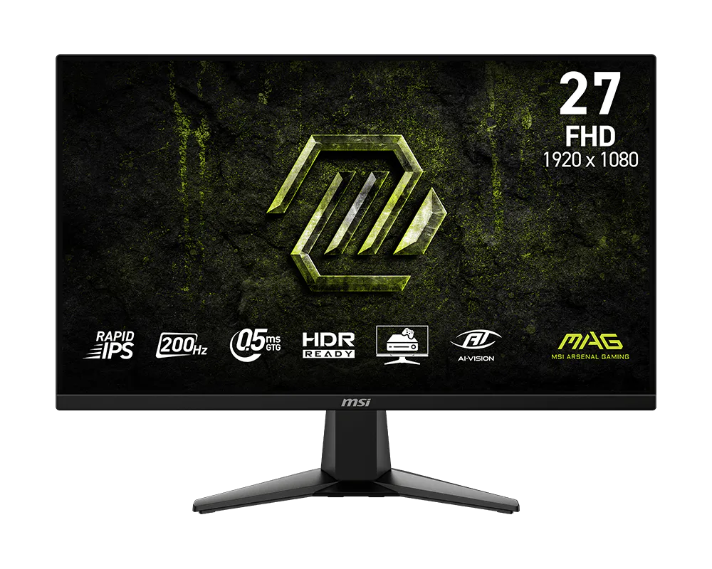 MSI MAG 275F E20 27-Inch Flat FHD Rapid IPS 200HZ 0.5ms (GTG), 1ms(MPRT) Adaptive-Sync Anti-glare Gaming Monitor ( 9S6-3CE21M-058 ) - Image 2