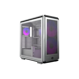 Cooler Master MasterFrame 600 Mesh ARGB Silver E-ATX Mid Tower Tempered Glass Side Panel PC Case With Pre-Installed SickleFlow ARGB Fans ( MF600M-SGNN-S01 )