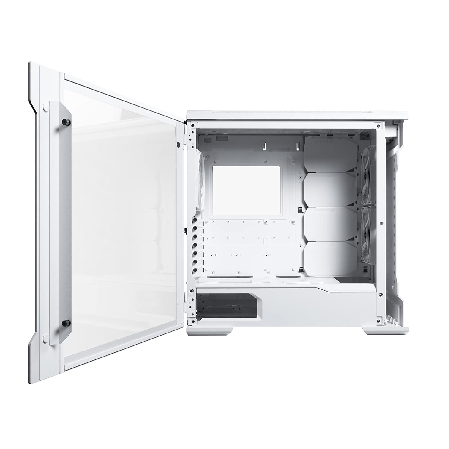 Phanteks Enthoo Evolv X Matte White E-ATX Mid Tower Tempered Glass Side Panel Black PC Case With Pre-installed Case Fans ( PH-ES518XTG-DMW01 ) - Image 4