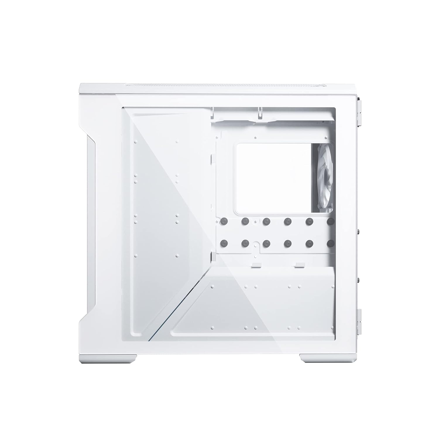 Phanteks Enthoo Evolv X Matte White E-ATX Mid Tower Tempered Glass Side Panel Black PC Case With Pre-installed Case Fans ( PH-ES518XTG-DMW01 ) - Image 5