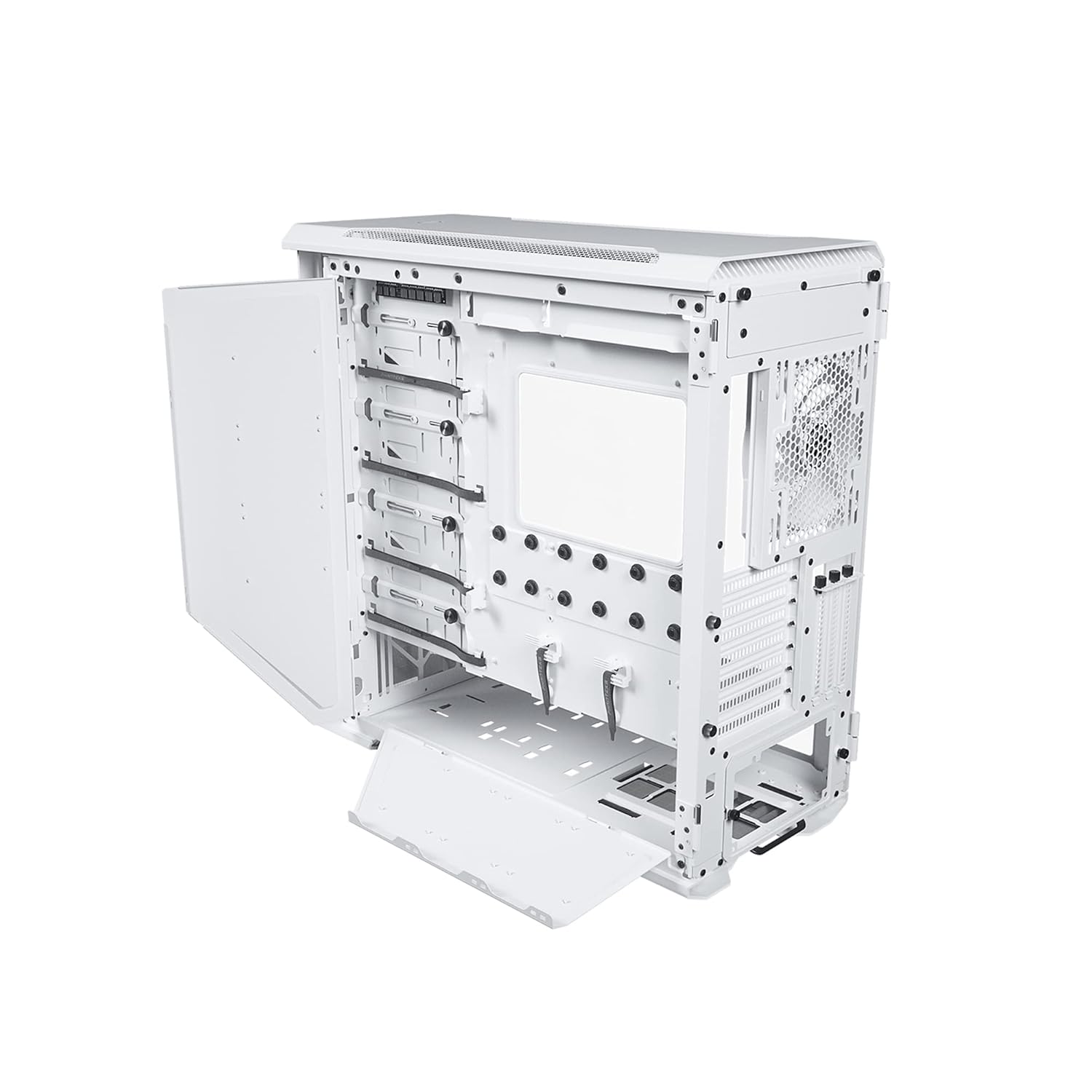 Phanteks Enthoo Evolv X Matte White E-ATX Mid Tower Tempered Glass Side Panel Black PC Case With Pre-installed Case Fans ( PH-ES518XTG-DMW01 ) - Image 6
