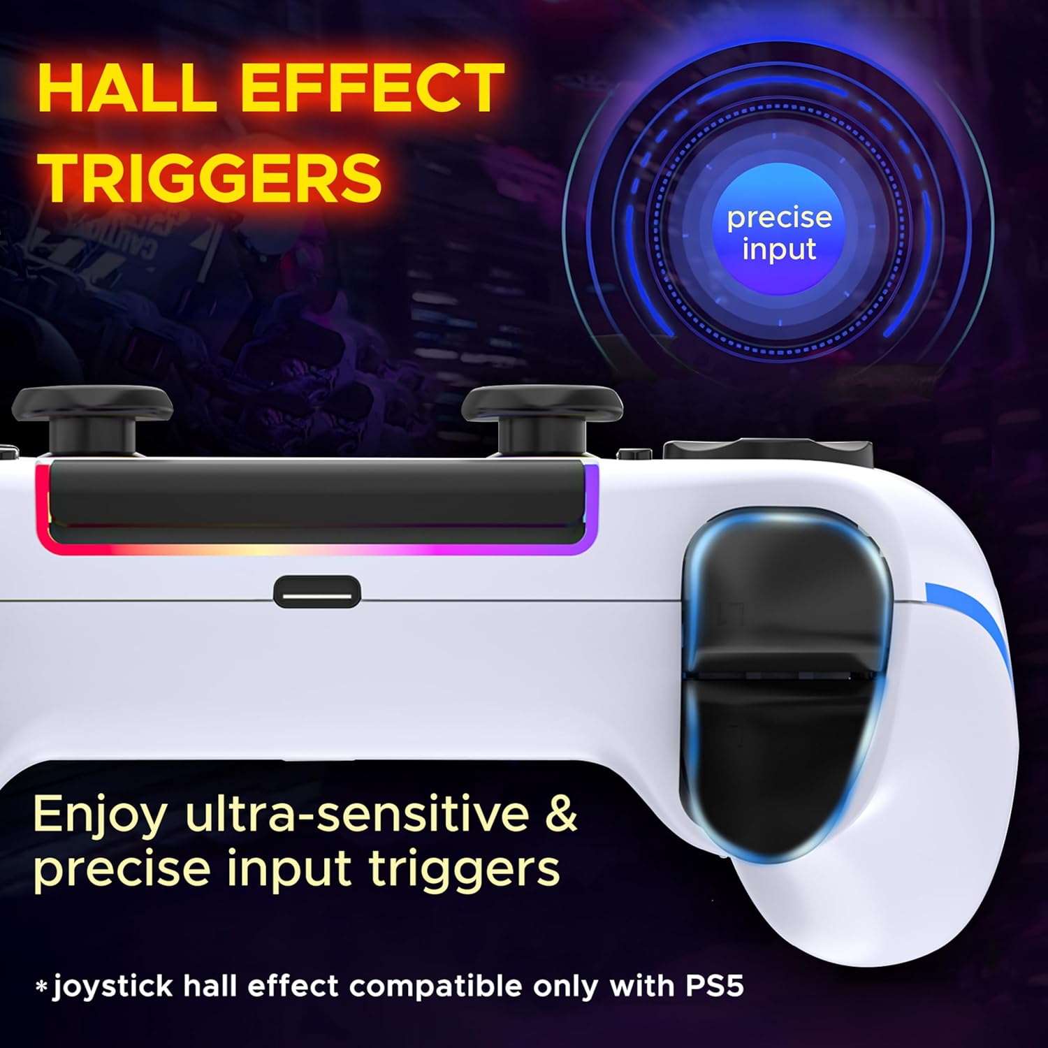 Ant Esports Powerstrike PS5 White Wireless Gamepad - Image 6
