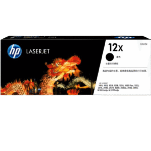 HP 12X High Yield Black Original LaserJet Toner Cartridge ( Q2612X )