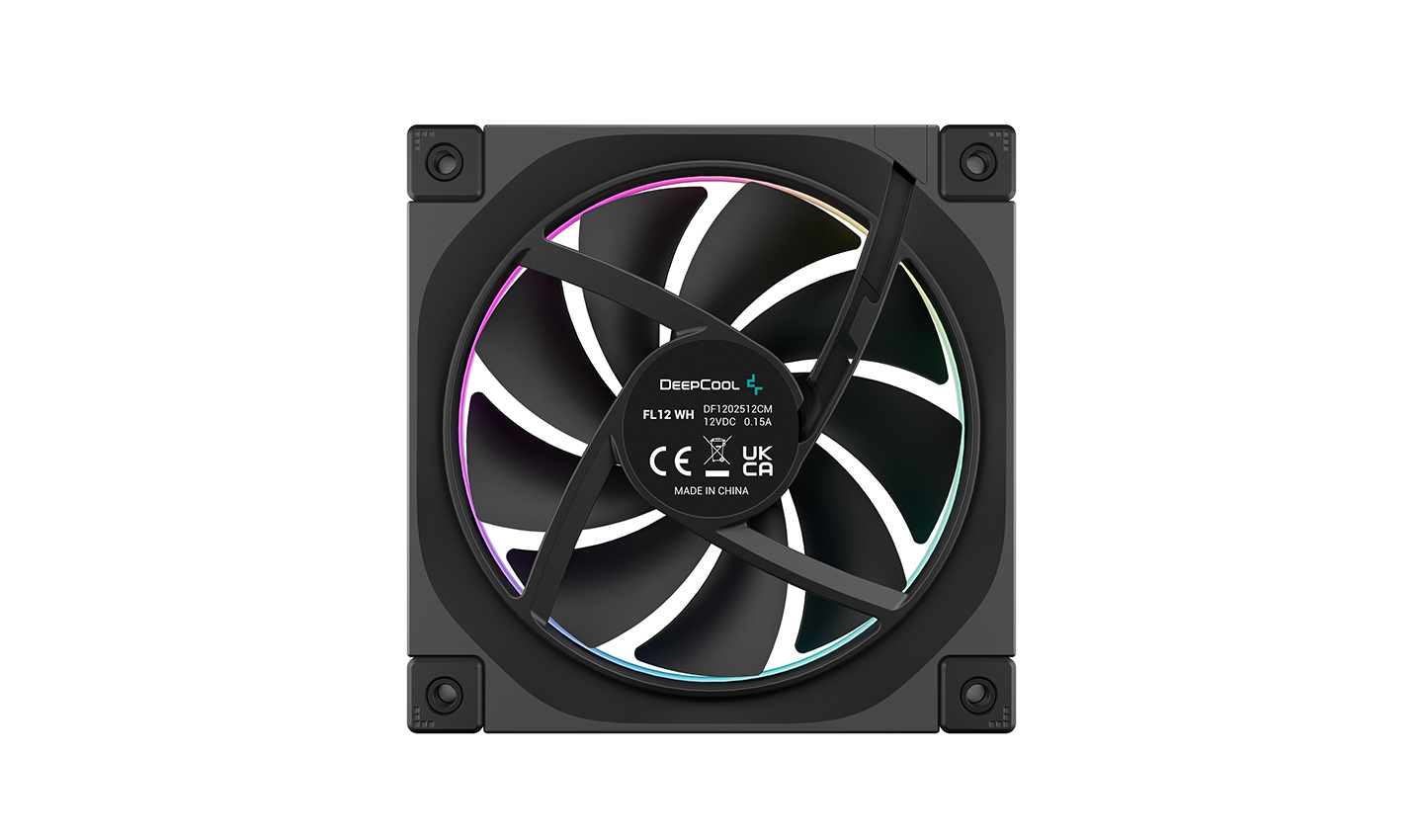 Deepcool FL12 3 IN 1 ARGB Gen2 Unique Light Effect High Performance Low Noise & Outstanding Quality Triple Pack Black Pc Case Fan ( R-FL12-BKAPN3-G ) - Image 6