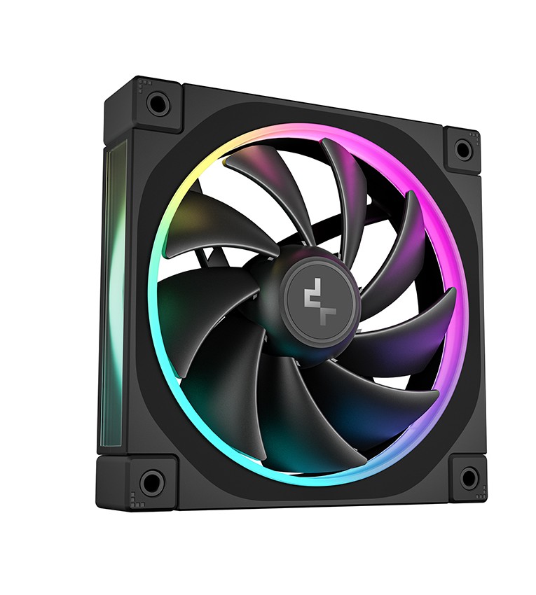 Deepcool FL12 3 IN 1 ARGB Gen2 Unique Light Effect High Performance Low Noise & Outstanding Quality Triple Pack Black Pc Case Fan ( R-FL12-BKAPN3-G ) - Image 4