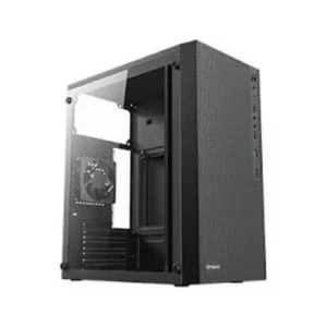 Antec ST10M TG Micro-ATX Mini Tower 4mm Tempered Glass Side Panel Black Pc Cabinet With Pre-installed Fans