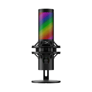 HyperX QuadCast 2 S Cardioid, Omnidirectional, Bi-directional, Stereo Black USB Microphone With 100+ aRGB LEDs ( 9A273AA )