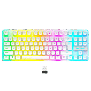 Ant Esports MK720 Pro V2 Membrane Wireless White Gaming Keyboard ( AEPP0275 )