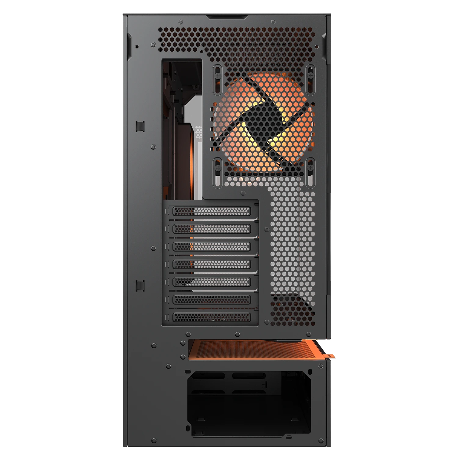 Cougar CFV235 Glass Black ATX Mid Tower Glass Panel PC Case With Pre Installed ARGB PWM Fans ( CGR-2DA4B ) - Image 5
