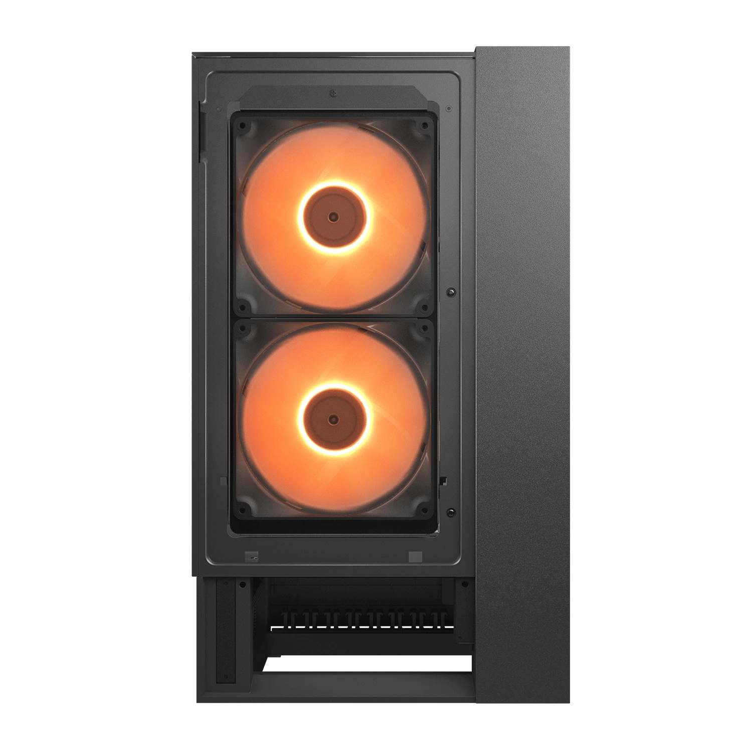 Cougar OmnyX Black ATX Mid Tower Dual Transparent Glass Panels ARGB PC Case With Pre Installed ARGB PWM Fans ( CGR-2WA3B-RGB ) - Image 6