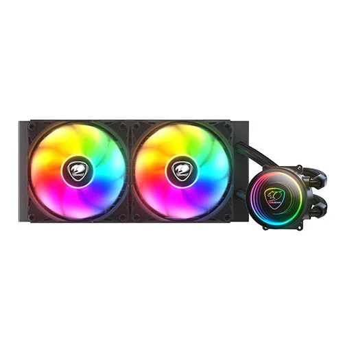 Cougar Poseidon Elite ARGB Black 240mm High Performance ARGB AIO CPU Liquid Cooler ( CGR-PSDELRGB-B-240 )