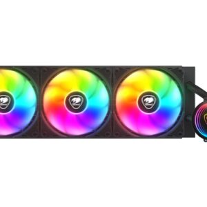 Cougar Poseidon Elite ARGB 360mm Black High Performance ARGB AIO CPU Liquid Cooler ( CGR-PSDELRGB-B-360 )