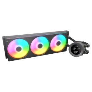 Cougar Cougar Poseidon Vistek ARGB 360mm Black CPU Liquid Cooler With 1.9-inch Digital Display ( CGR-PSDVARGB-B-360 )