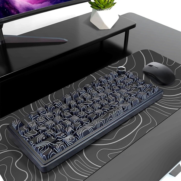 Aula F75 75% Wireless Trio Mode Mechanical Star-Vector (Seiya) Switch Black Contour Gaming Keyboard With Knob & RGB Switchable Lighting Effects (F75BCS) - Image 8