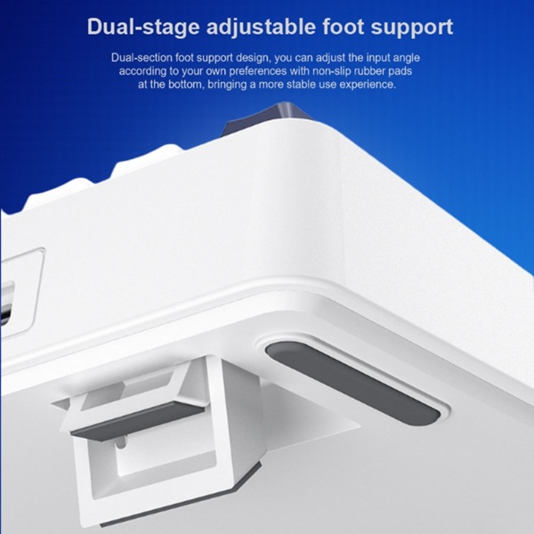 Aula F75 Max Wireless 3 in 1 Mechanical RGB Reaper Mechanical Switch Ice Blue Gaming Keyboard With Screen & Knob (F75MaxIUR) - Image 8