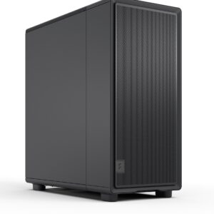 Fractal Design Epoch Solid Black ATX Mid Tower PC Case With Pre Installed Fans ( FD-C-EPO1A-01 )