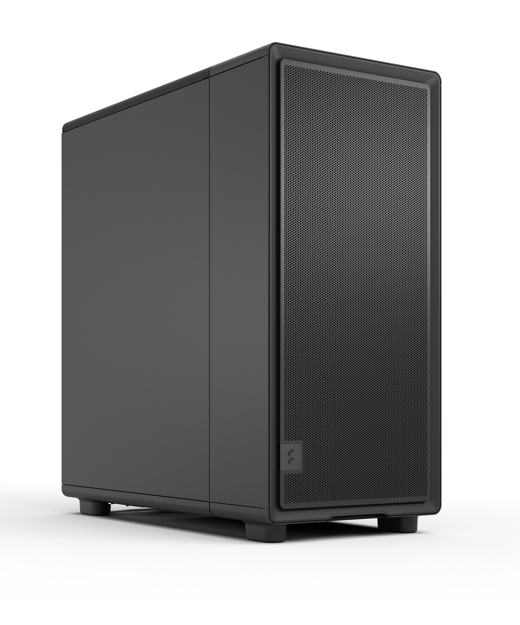 Fractal Design Epoch Solid Black ATX Mid Tower PC Case With Pre Installed Fans ( FD-C-EPO1A-01 )