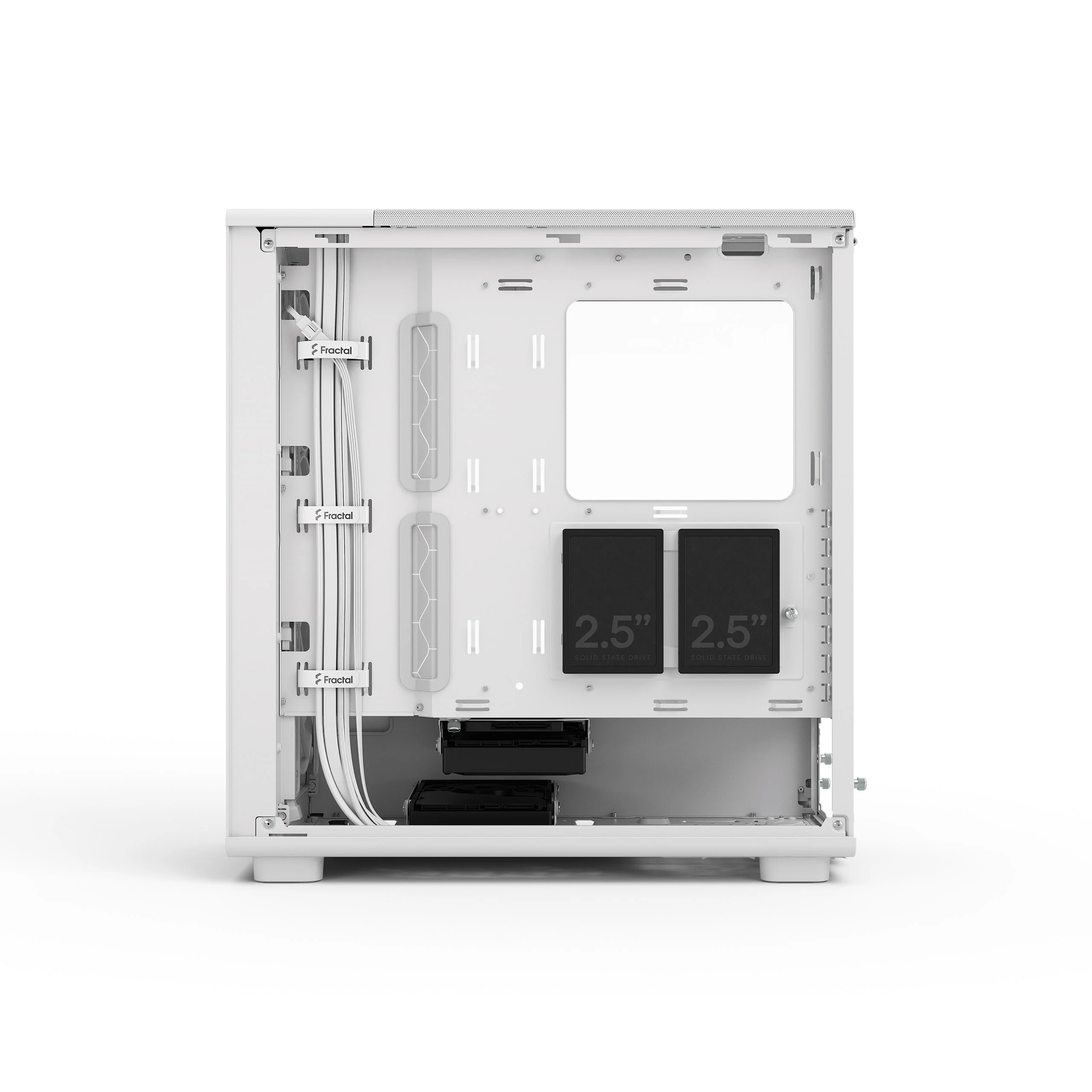 Fractal Design Epoch White TG Clear ATX Mid Tower Tempered Glass Side Panel PC Case With Pre Installed Fans ( FD-C-EPO1A-03 ) - Image 9