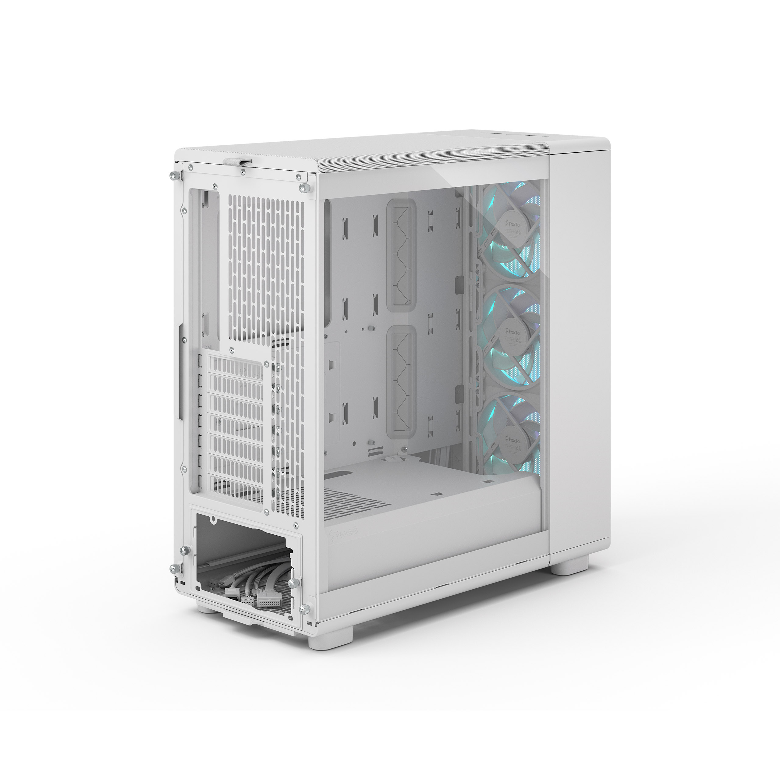 Fractal Design Epoch White TG RGB Clear ATX Mid Tower Tempered Glass Side Panel PC Case With Pre Installed Fans ( FD-C-EPO1A-05 ) - Image 8