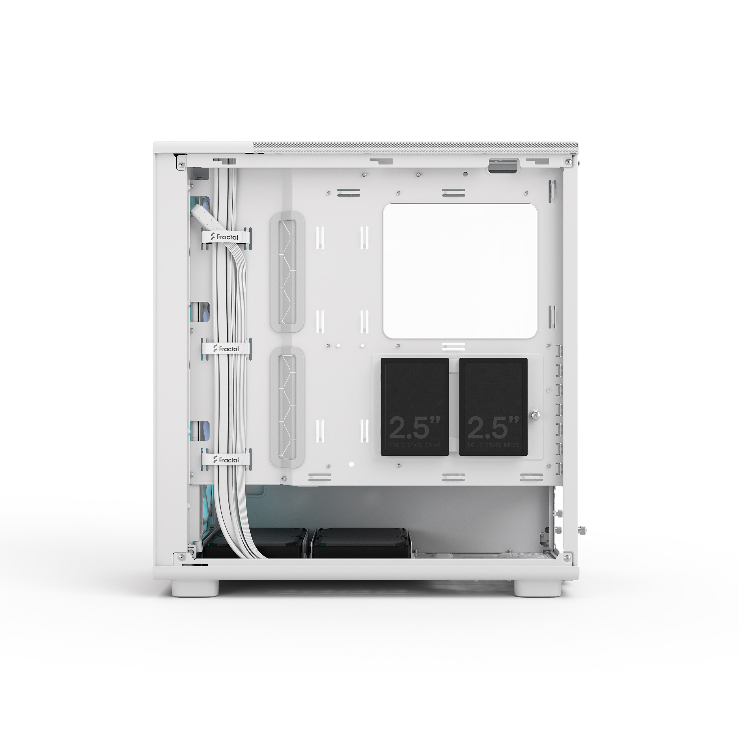 Fractal Design Epoch White TG RGB Clear ATX Mid Tower Tempered Glass Side Panel PC Case With Pre Installed Fans ( FD-C-EPO1A-05 ) - Image 10