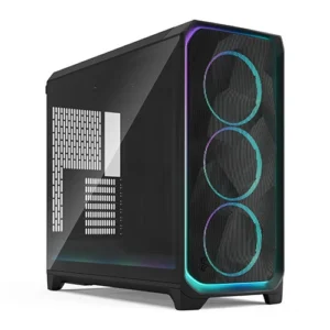 Fractal Design Meshify 3 XL Ambience pro RGB TG Light Tint E-ATX , SSI-EEB Full Tower Tempered Glass Side Panel PC Case With Pre Installed Powerful Momentum Fans ( FD-C-MES3X-03 )