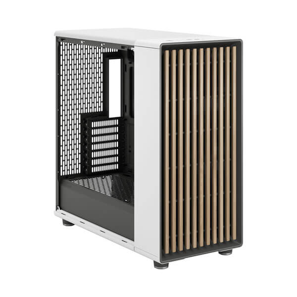 Fractal Design North XL TG Clear E-ATX Mid Tower Tempered Glass Side Panel White Pc Cabinet With Pre Installed Fans ( FD-C-NOR1X-04 )