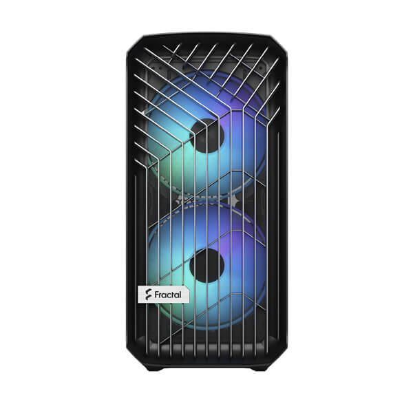 Fractal Design Torrent Compact TG Light Tint RGB E-ATX Mid Tower Tempered Glass Side Panel Black PC Case With Pre Installed Fans ( FD-C-TOR1C-02 ) - Image 2