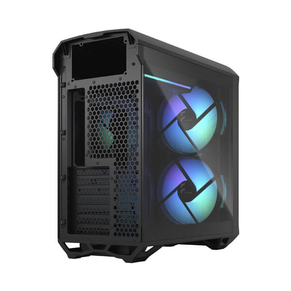 Fractal Design Torrent Compact TG Light Tint RGB E-ATX Mid Tower Tempered Glass Side Panel Black PC Case With Pre Installed Fans ( FD-C-TOR1C-02 ) - Image 4