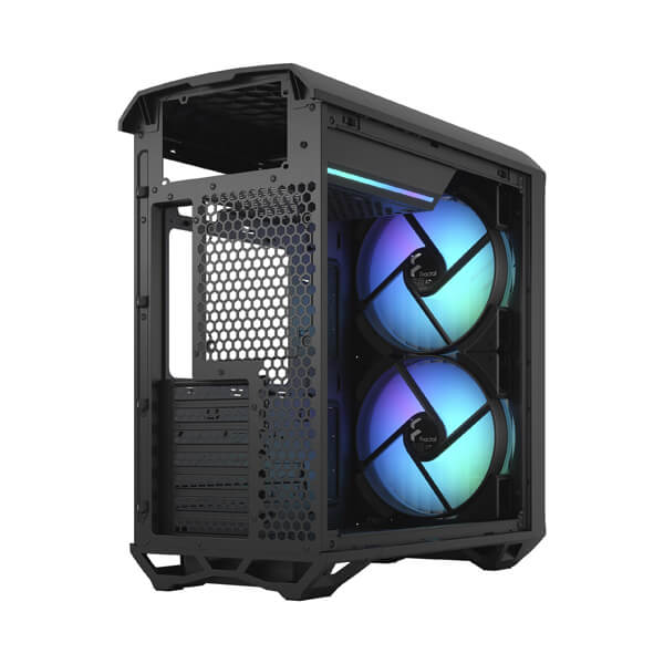 Fractal Design Torrent Compact TG Light Tint RGB E-ATX Mid Tower Tempered Glass Side Panel Black PC Case With Pre Installed Fans ( FD-C-TOR1C-02 ) - Image 7