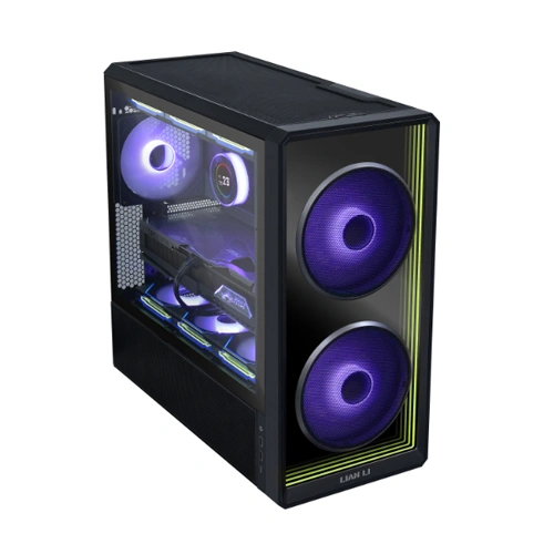 Lian Li Lancool 217 INF ARGB E-ATX Mid Tower Tempered Glass Black Pc Cabinet ( G99-LAN217INFX-IN ) - Image 2