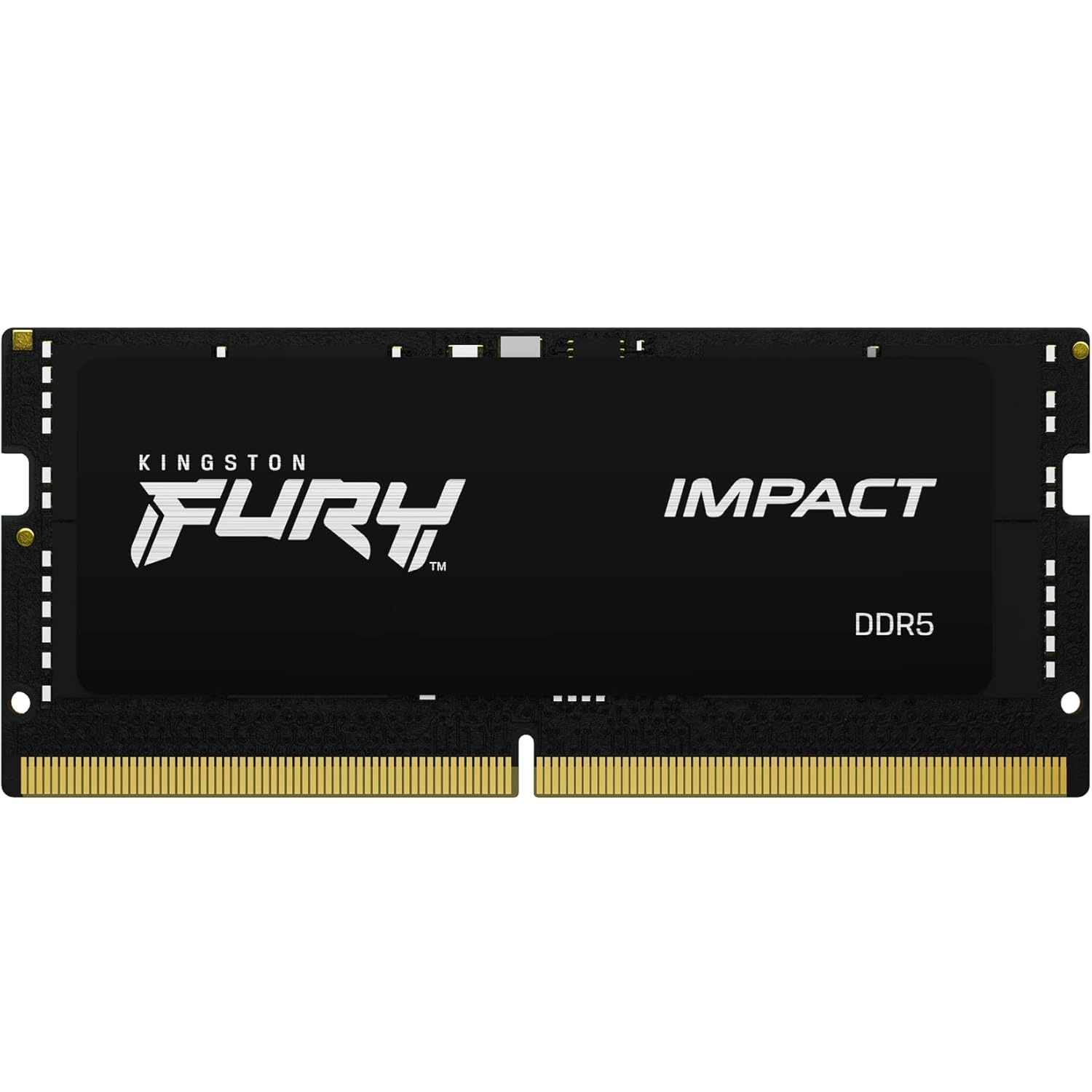 Kingston Fury Impact 16GB (1x16GB) DDR5 6000MT/s CL38 XMP Non-ECC Unbuffered SODIMM Single Module 262-pin Black Laptop RAM ( KF560S38IB-16 )