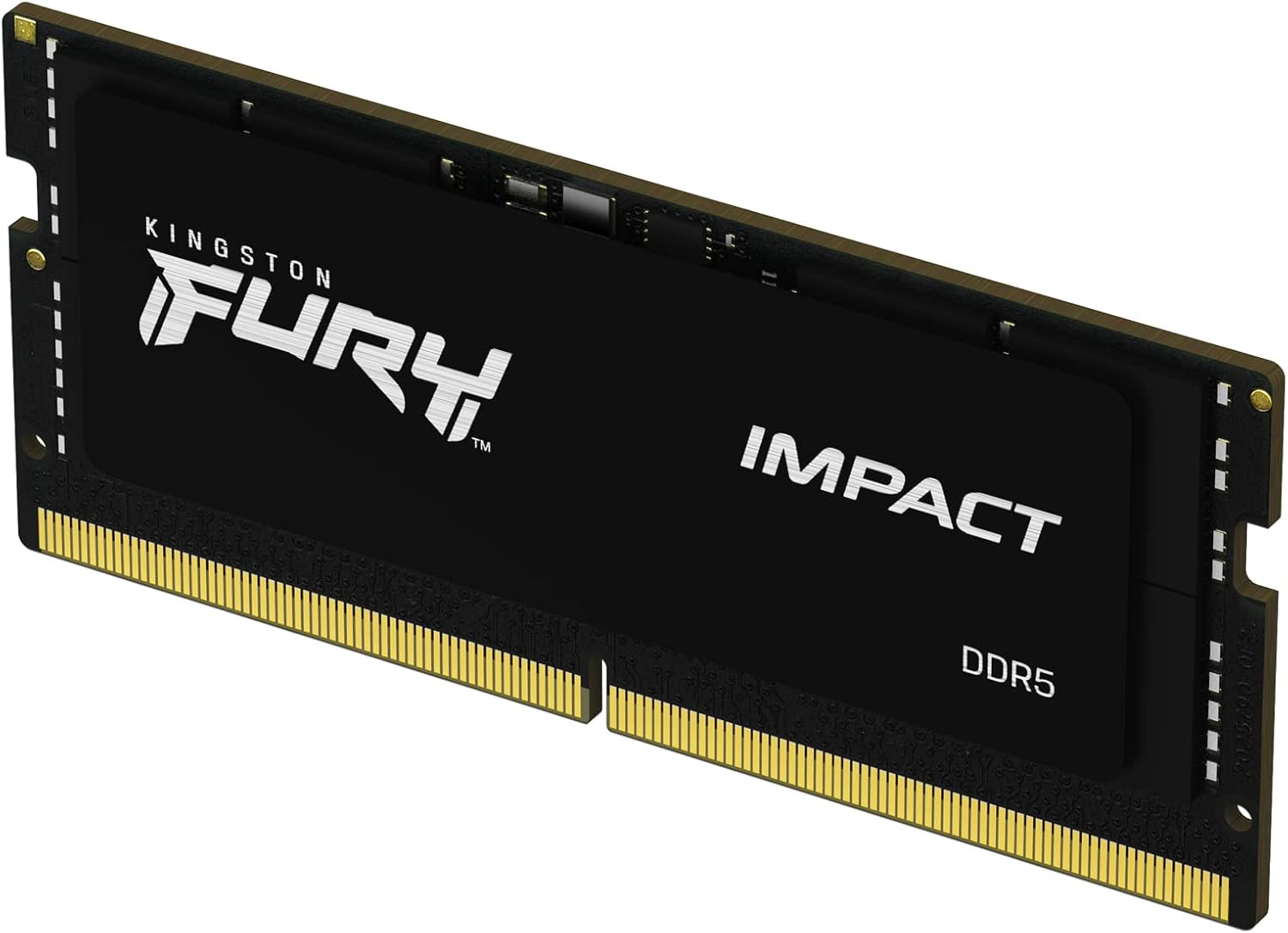 Kingston Fury Impact 16GB (1x16GB) DDR5 6000MT/s CL38 XMP Non-ECC Unbuffered SODIMM Single Module 262-pin Black Laptop RAM ( KF560S38IB-16 ) - Image 2