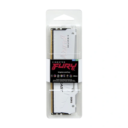 Kingston FURY Beast White RGB 32GB (1x32GB) DDR5 6000MT/s CL36 EXPO Non-ECC Unbuffered DIMM Single Module 288-pin White Desktop RAM ( KF560C36BWEA-32 ) - Image 3