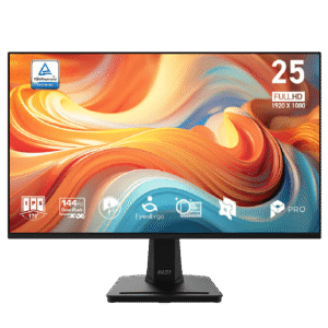 MSI PRO MP251 E14L 24.5-Inch Flat IPS FHD 144Hz 1ms (MPRT), 4ms (GtG) Adaptive-Sync Anti-glare Business Monitor