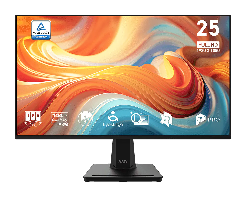 MSI PRO MP251 E14L 24.5-Inch Flat IPS FHD 144Hz 1ms (MPRT), 4ms (GtG) Adaptive-Sync Anti-glare Business Monitor - Image 2