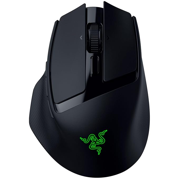 Razer Basilisk Mobile Wireless Portable Ergonomic Precision 18000 DPI Black RGB Gaming Mouse ( RZ01-04310100-R3A1 )