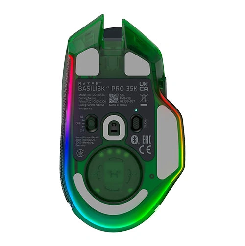 Razer Basilisk V3 Pro 35K Phantom Green Edition Wireless Fully Customizable Wireless Ergonomic RGB Gaming Mouse ( RZ01-05240300-R3A1 ) - Image 4