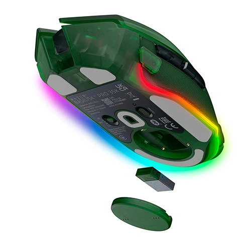 Razer Basilisk V3 Pro 35K Phantom Green Edition Wireless Fully Customizable Wireless Ergonomic RGB Gaming Mouse ( RZ01-05240300-R3A1 ) - Image 3