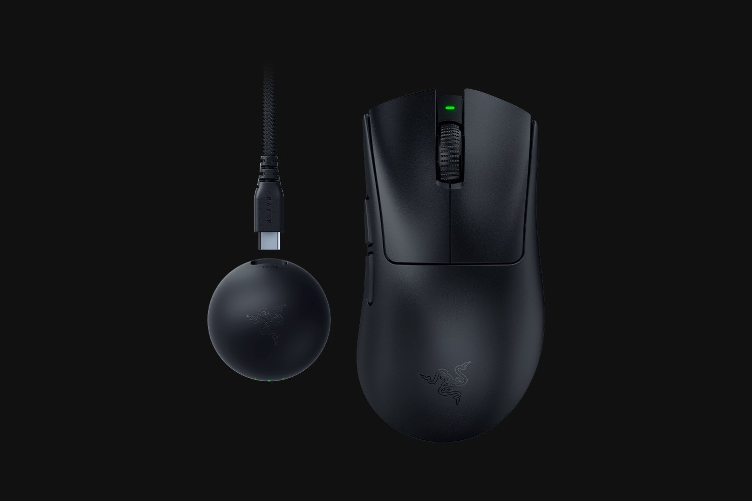 Razer DeathAdder V4 Pro Ultra-lightweight Ergonomic Wireless Esports Black Gaming Mouse With Razer Optical Scroll Wheel ( RZ01-05330100-R3A1 ) - Image 10