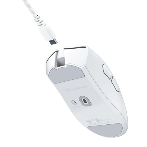 Razer DeathAdder V4 Pro White Ultra-lightweight Ergonomic Wireless Esports Gaming Mouse With Razer Optical Scroll Wheel ( RZ01-05330200-R3A1 ) - Image 3