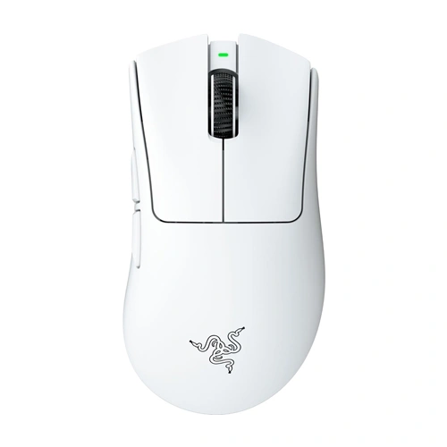 Razer DeathAdder V4 Pro White Ultra-lightweight Ergonomic Wireless Esports Gaming Mouse With Razer Optical Scroll Wheel ( RZ01-05330200-R3A1 )