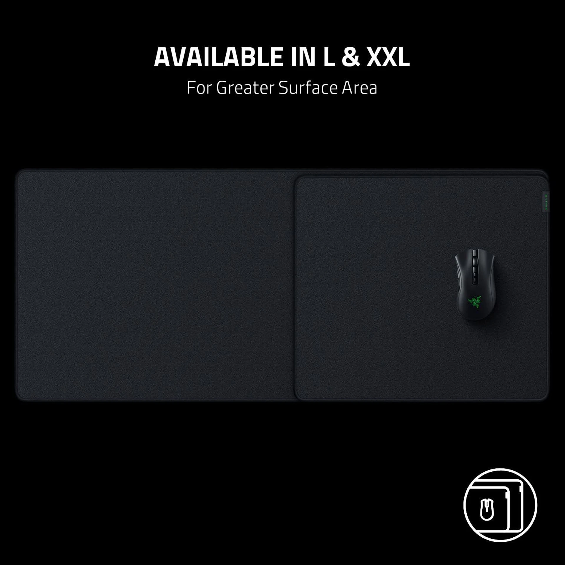 Razer Strider Extended Extra Large( XXL ) Soft Base , Smooth Glide, Firm Gliding Surface,- Anti-Slip Base Gaming Mouse Pad ( RZ02-03810100-R3M1 ) - Image 3