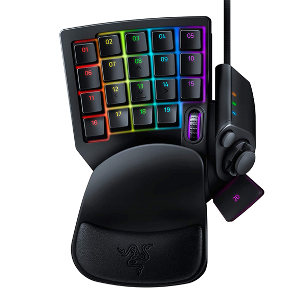 Razer Tartarus V2 Wired USB Ergonomic Mecha-Membrane Black RGB Handheld Elite Gaming Keypad With Mecha-Membrane Switches ( RZ07-02270100-R3M1 )
