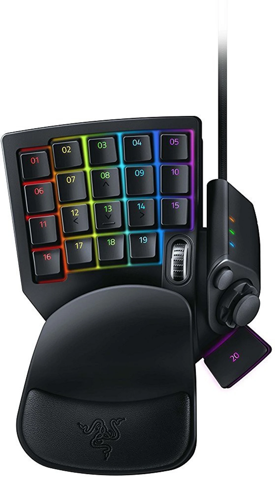 Razer Tartarus V2 Wired USB Ergonomic Mecha-Membrane Black RGB Handheld Elite Gaming Keypad With Mecha-Membrane Switches ( RZ07-02270100-R3M1 ) - Image 2