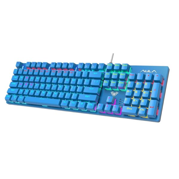 Aula S2022 USB Wired Full Size Mechanical Blue Switch Blue Gaming Keyboard ( S2022U )