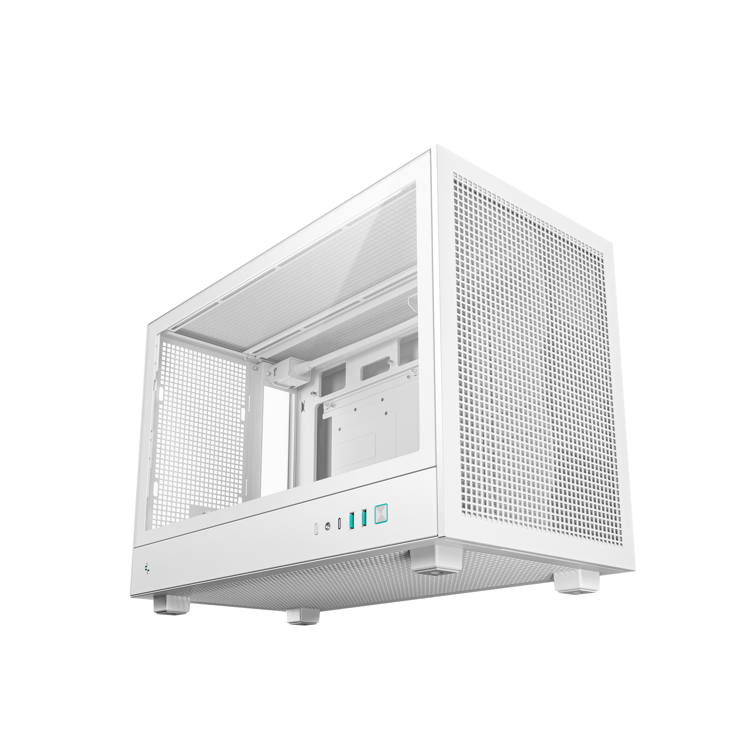 Deepcool CH260 WH Micro-ATX Mini Tower Tempered Glass Side Panel White PC Case ( R-CH260-WHNGM0-G-1 ) - Image 9