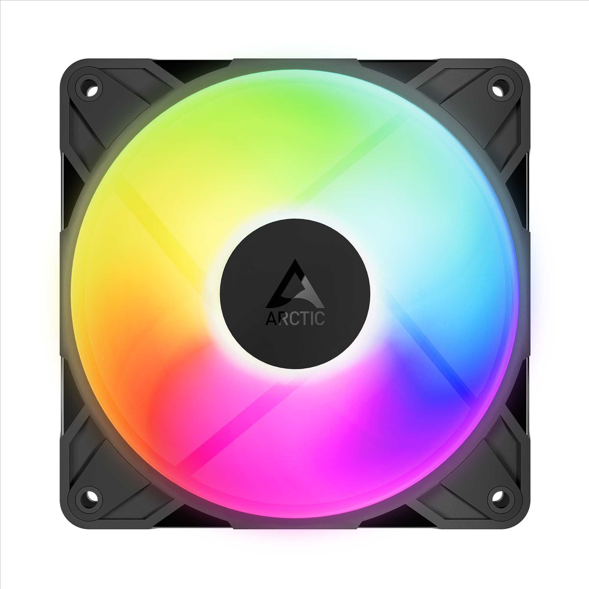 Arctic P12 Pro Reverse A-RGB 120 mm A-RGB PWM Single Pack Case Fan With Cable Splitter ( ACFAN00322A ) - Image 2